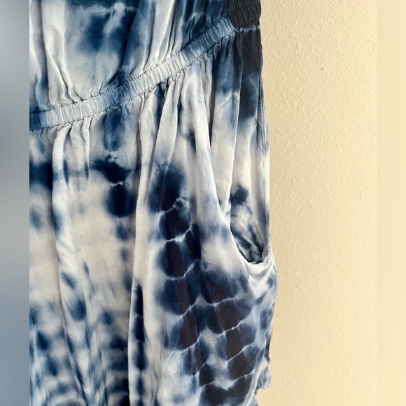 Shore Tie Dye Strapless Romper - Picture 3 of 4